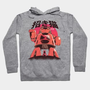 Mechanical Cat Graphic Design Mecha Cat Anime Hoodie